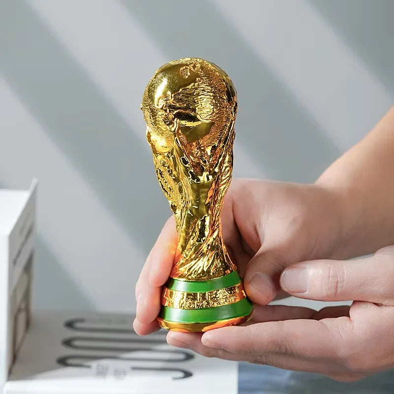 In Stock 2026 FIFA World Cup Trophy Model Ornament Football Trophy Model Soccer Fan Commemorative Decoration Collection Gifts