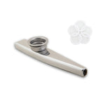 Kazoo Golden Aluminum Alloy with Membrane Flute Diaphragm Mouth Kazoos Musical Instruments