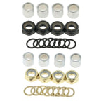 16 Pcs Longboard Bearing Spacers Washers Hardware Screws Mounting Bolts Se T Four-wheeled Skateboard Longboard Accessories