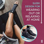 Modetro Socks - 1 Pair of Ankle Compression Socks for Ankle Support Foot Discomfort Relief Dotted Black