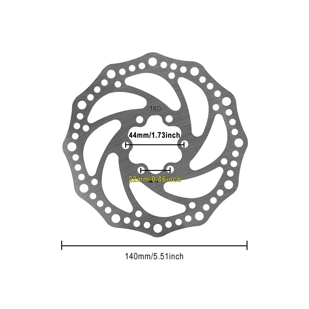 140mm Brake Disc with Srew for ZERO 10X for Dualtron for Kaabo Mantis Fit Inokim Fit Speedway Fit Rockway Electric Scooter Parts