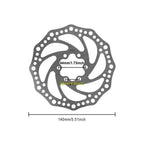 140mm Brake Disc with Srew for ZERO 10X for Dualtron for Kaabo Mantis Fit Inokim Fit Speedway Fit Rockway Electric Scooter Parts