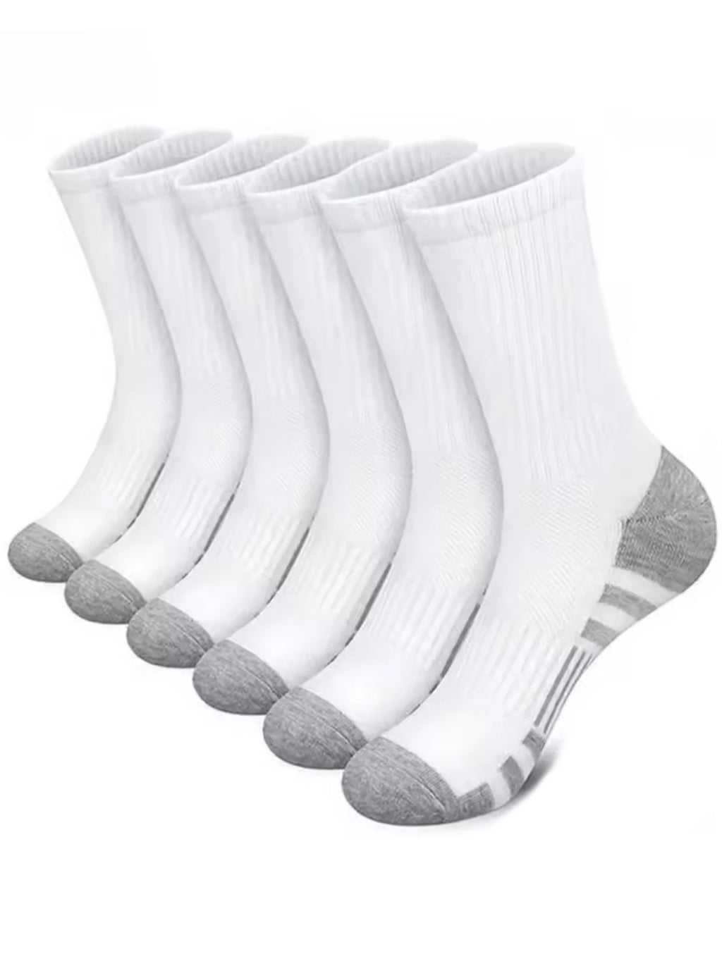 5Pairs Men's Outdoor Gym Socks High Quality Comfortable Soft Ground-Gripping Football Large Size New Style