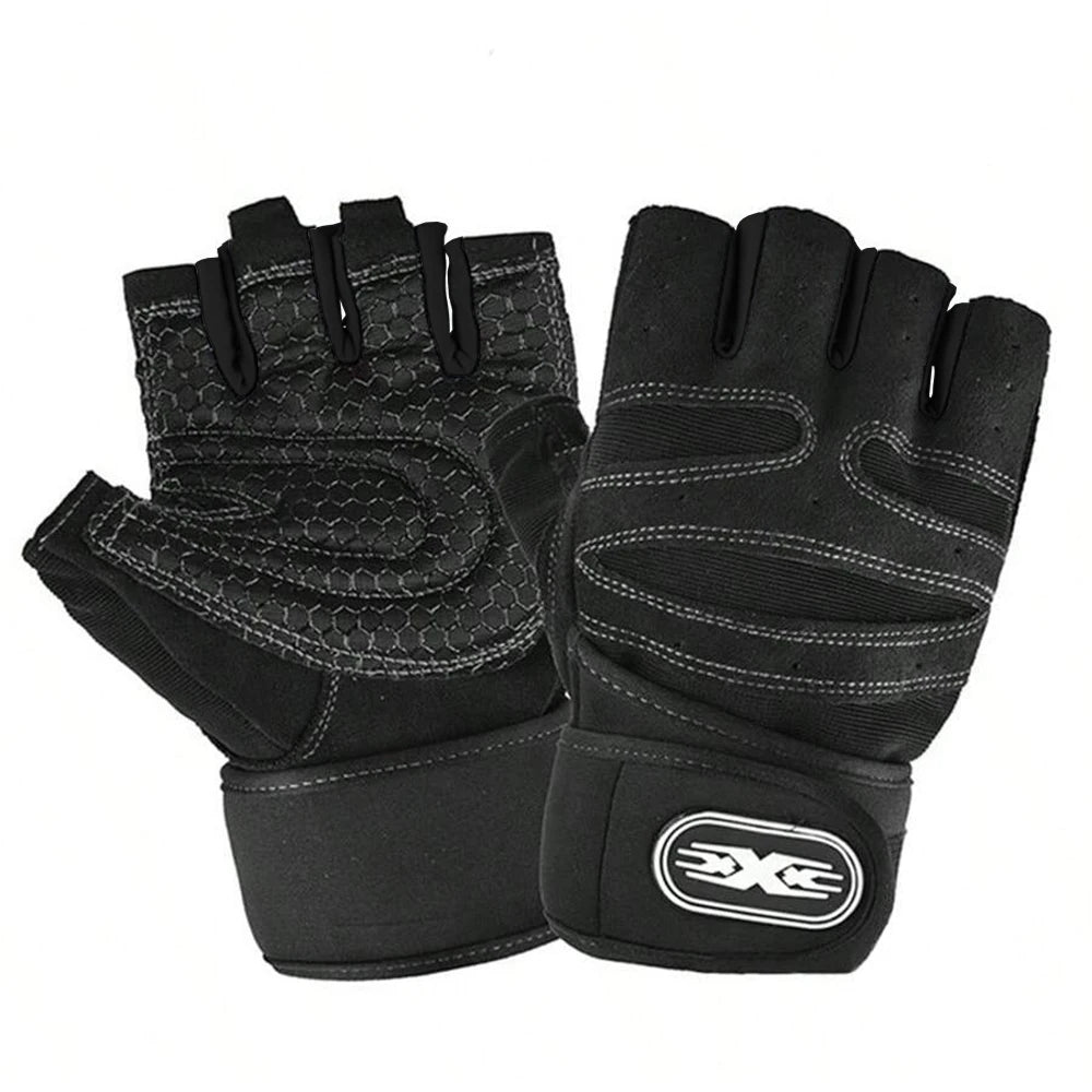 Gym Gloves Fitness Weight Lifting Gloves Body Building Training Sports Exercise Cycling Sport Workout Glove for Men Women M/L/XL