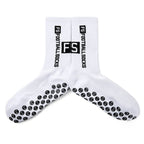 3 pairs New children and youth sports breathable soccer socks square silicone non-slip grip football socks