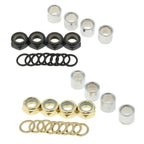 16 Pcs Longboard Bearing Spacers Washers Hardware Screws Mounting Bolts Se T Four-wheeled Skateboard Longboard Accessories