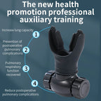 Silicone Respiratory Trainer Lung Ventilator Fitness Equipment High-altitude Respiratory Training Tools for Exercise