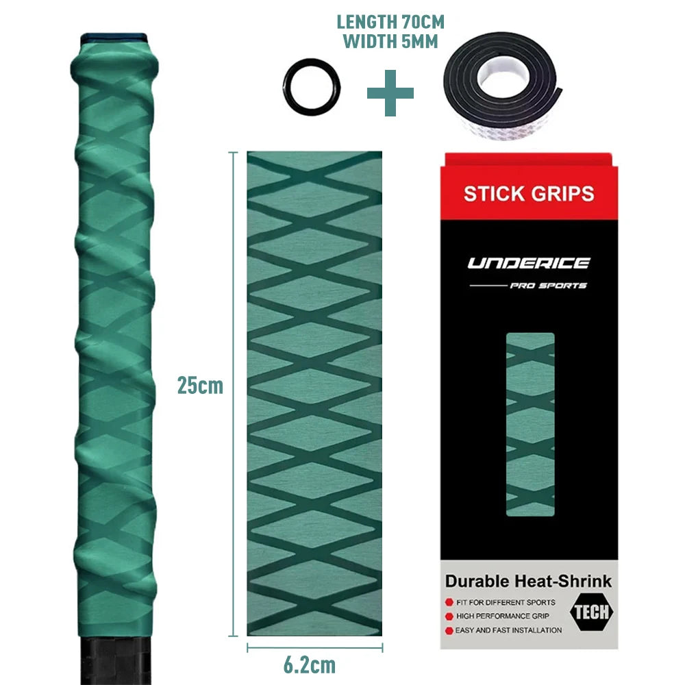 Ice Hockey Sticks Heat Shrinkable Sleeve Hockey Stick Grip Non-Slip Fishing Rod Training Badminton Hockey Equipment Accessories