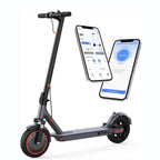 10‘’ Electric Scooter for Adults,500W Powerful Motor,22 Miles Long Range,Dual Braking System,22Mph Max Speed,Foldable E Scooter with Solid Tires,APP Control