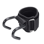 1PairWeight Lifting Hook Grips With Wrist Wraps Hand-Bar Wrist Strap Gym Fitness Hook Weight Strap Pull-Ups Power Lifting Glove