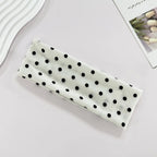 Women's yoga elastic headband with polka dots, autumn fashion makeup headband, hair accessories, sports and fitness headband