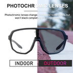 SCVCN Cycling Glasses Photochromic Men Sunglasses for Mountain Bike Road Bicycle Eyewear MTB Cycle Goggles Sports UV400 Glasses
