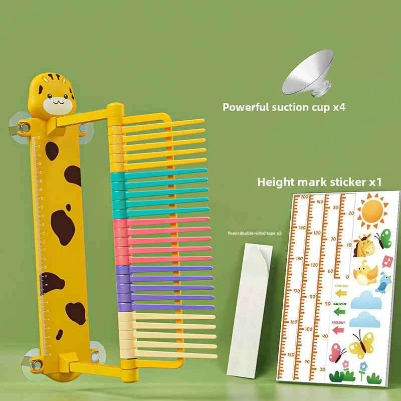 Child Versatile Vertical Jump Trainer Adjustable High Jump Test Pole for Basketball Football Touching Patting Measuring Tool Set