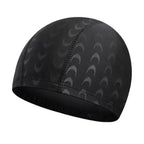 Comfortable Nylon Adult Swimming Caps High Elastic Breathable Swim Cap Black Ear Protection Male Swimming Hat Men Women