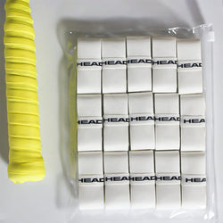 30pcs HEAD Tennis Racket Overgrip Sweat Band Absorption Grip PU Badminton Racket Handle Grip Tennis Griptape Padel Racket Grip