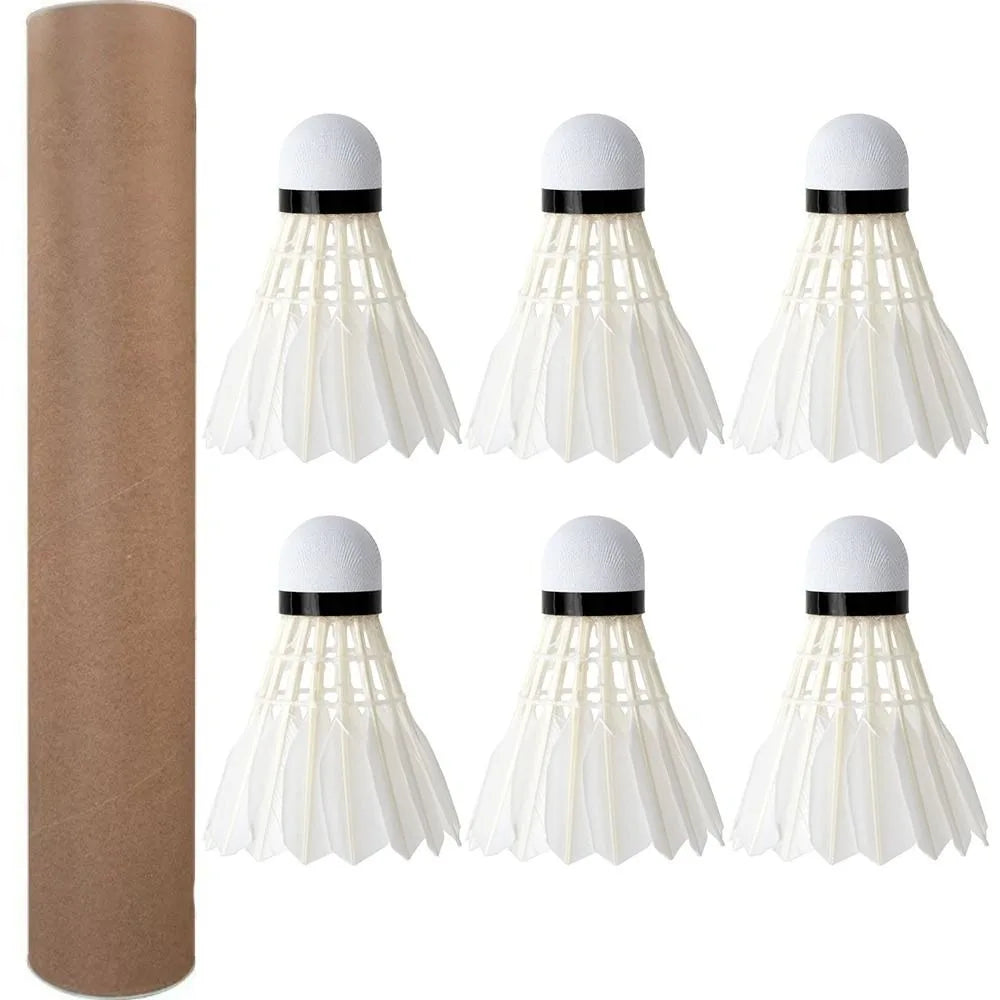 3/6/12Pcs New White Badminton Shuttlecock Durable Professional Badminton Balls Training Sport Badminton Trainer Household