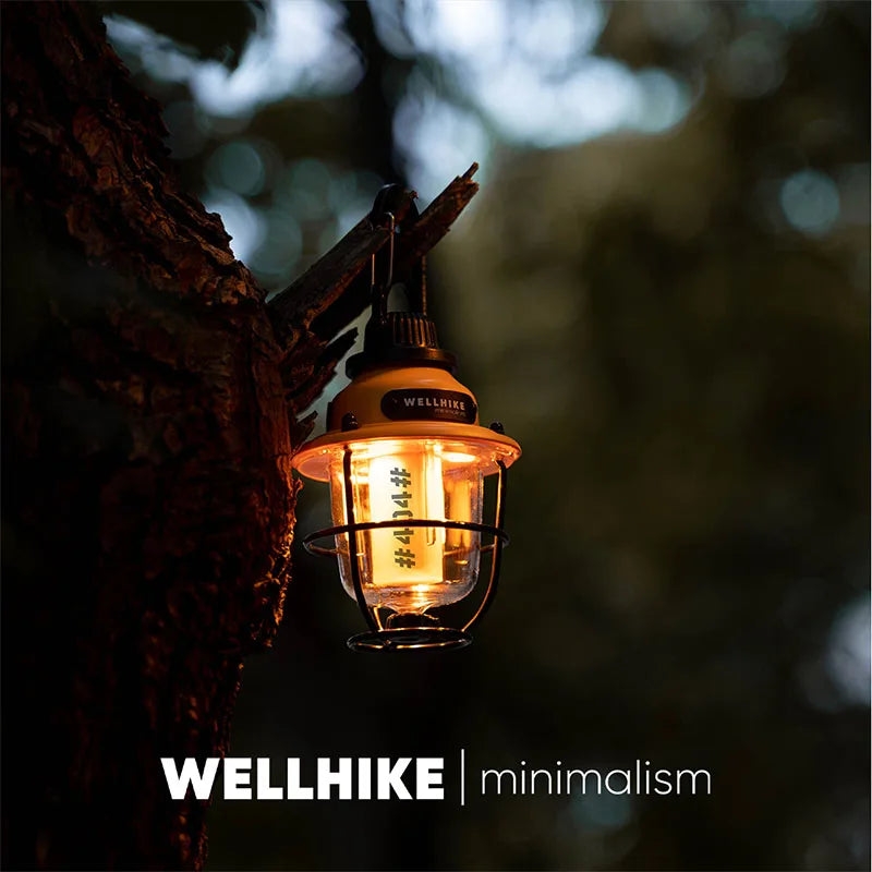 WELLHIKE Outdoor Lighting Camping Lights Pinecone Light LED Multifunction Ambient Light Tent Canopy Flashlight