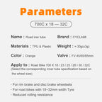 New Version CYCLAMI Ultralight TPU Bike Inner Tube 700c 18 23 25 28 30 32c Road Bicycle 45mm 65mm 85mm French Valve Cycling