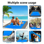 200*210cm Sandproof Beach Blanket Waterproof Beach Mat Portable Lightweight Picnic Blanket Camping Mat For Travel Hiking Sports