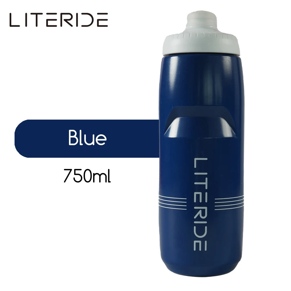 LITERIDE 610ml/710ml Bicycle Bottle MTB Road Bike Water Bottle Outdoor Sports Plastic Portable Large Capacity Drink Cycling