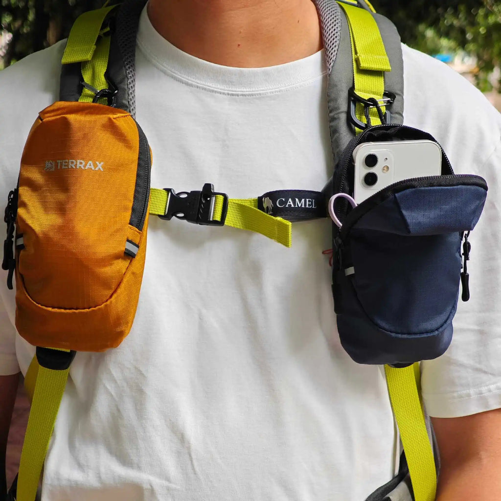 Outdoor Arm Bag Multifunctional Hiking Storage Bag Water Bottle Phone Pouch Adjustable Expand Backpack for Camping Hiking Sports