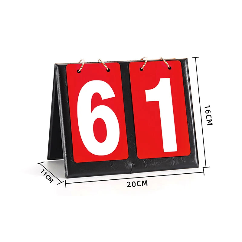 1PC Scoreboard Tabletop Scoreboard Score Keeper Portable Basketball Score Counter For Basketball Badminton Volleyball【AliS8】