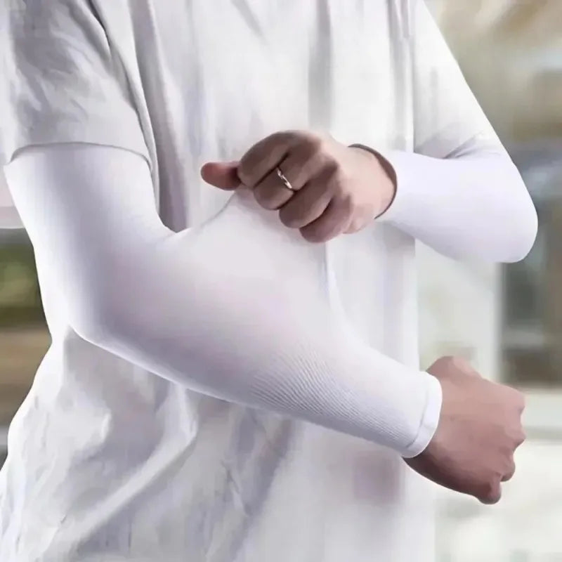 Breathable Sun Protection Sleeves - Cooling, UV Protection For Driving, Golfing, Fishing, Cycling, Hiking & Doing Sports