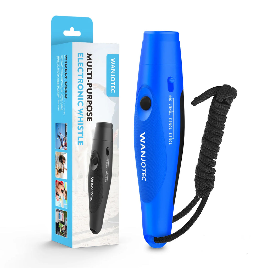 Electronic Whistle USB Rechargeable Loud Air Horn 120-150dB with LED Safety Light with Lanyard for Hiking Camping Scare Bears