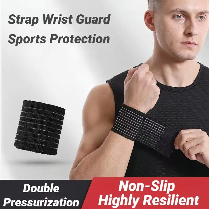 Adjustable Elastic Bandage Hand Sport Wristband Gym Support Wrist Brace Wrap Carpal Tunnel Sports Fitness Bracers Strap Stretchy