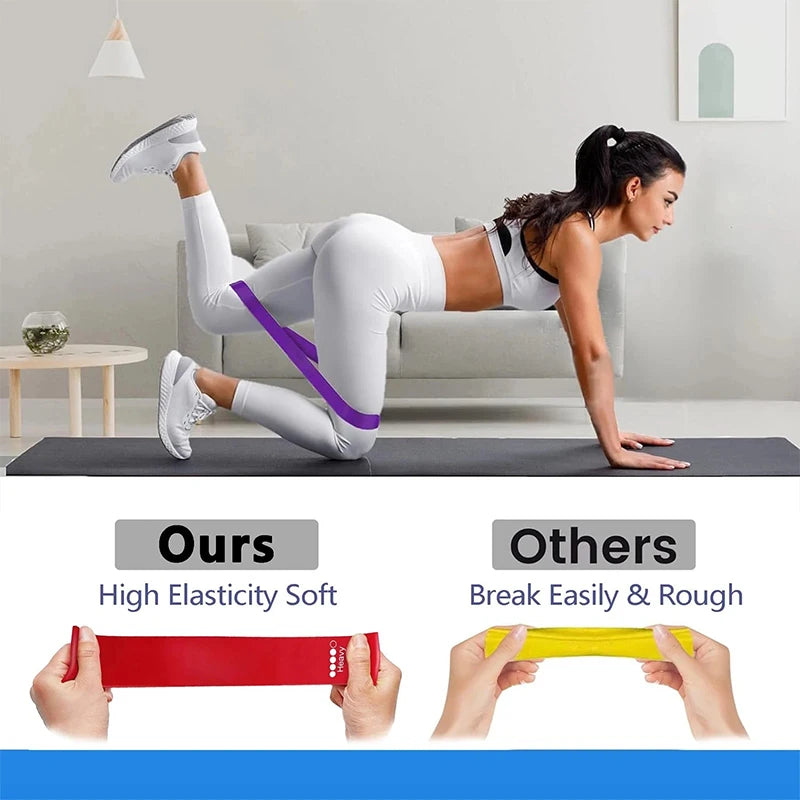 WorthWhile Elastic Resistance Bands Yoga Training Gym Fitness Gum Pull Up Assist Rubber Band Crossfit Exercise Workout Equipment