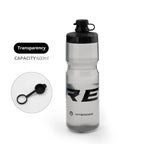 OFFBONDAGE Bicycle Water Bottle Squeezable Cycling Bottle Non-Deform Ultralight Sports Bottle Outdoor Camping Bike Drink Bottle
