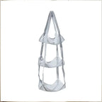 3/4 Tier Hanging Ball Storage Bag with Hooks, Mesh Sports Equipment Organizer for Basketball Football Volleyball, Over Door Wall