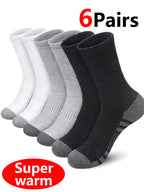 5Pairs Men's Outdoor Gym Socks High Quality Comfortable Soft Ground-Gripping Football Large Size New Style