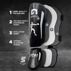 Lekaro Adult Professional Fighting Leg Guards Boxing Shin Guards Fighting Protective Gear Instep Protection Fighting Equipment