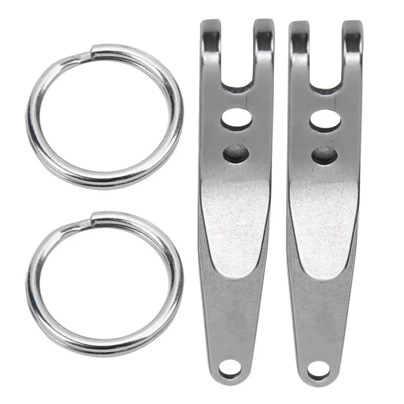 Outdoor Belt Clip Suspension Pocket Clip Key Holder with Keychain Mini Suspension Clip Keychain Pocket Clip