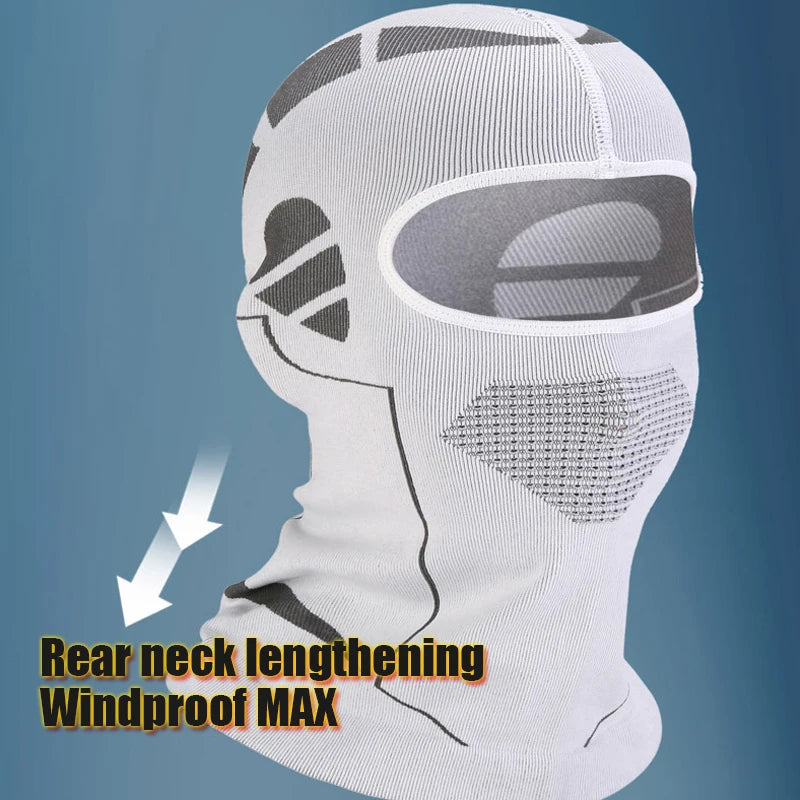 Unisex Riding Windproof Face Mask Cold-Proof Thermal Scarf Winter Ski Hat Full Ski Cycling Hunting Head Neck Cover Helmet Liner