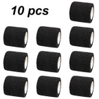 Black Colorful Self Adhesive Elastic Bandage 4.8m Sports Wrap Tape For Knee Support Pads Finger Ankle Palm Wrist Pet Tattoo
