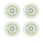 4pcs Flash Inline Skate Wheels 90a LED Lighting Skating Wheels 68/72/76//80mm Speed Skates Rock Fancy Roller Skates PU Tyres