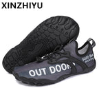 Men Water Shoes Swimming Barefoot Quick Dry Lightweight Aqua Sneakers Outdoor Sports Five Fingers Upstream Wading Shoes Summer Breathable Surfing Sandals Beach Trekking New Big Size
