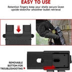 PA66+GF30 12 Gauge  Shotgun Pouch Holster 12G Reloader Pouch High-Impact Ambidextrous 12 Gauge Reloader Up to 10  Shell