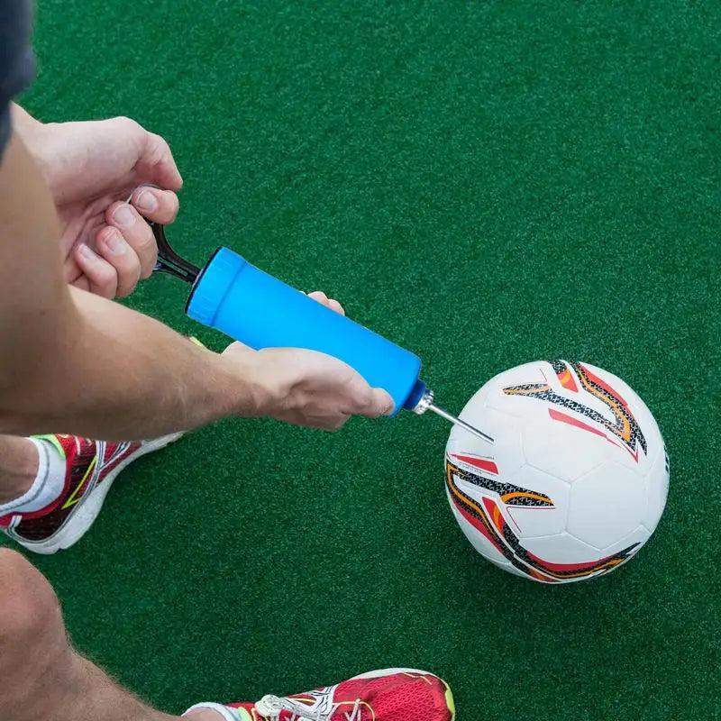 Ball Pump Set Flexible Hose Volleyball Football Basketball With Needle Sports Ball Hand Air Pump Durable Balloon Ball Inflator