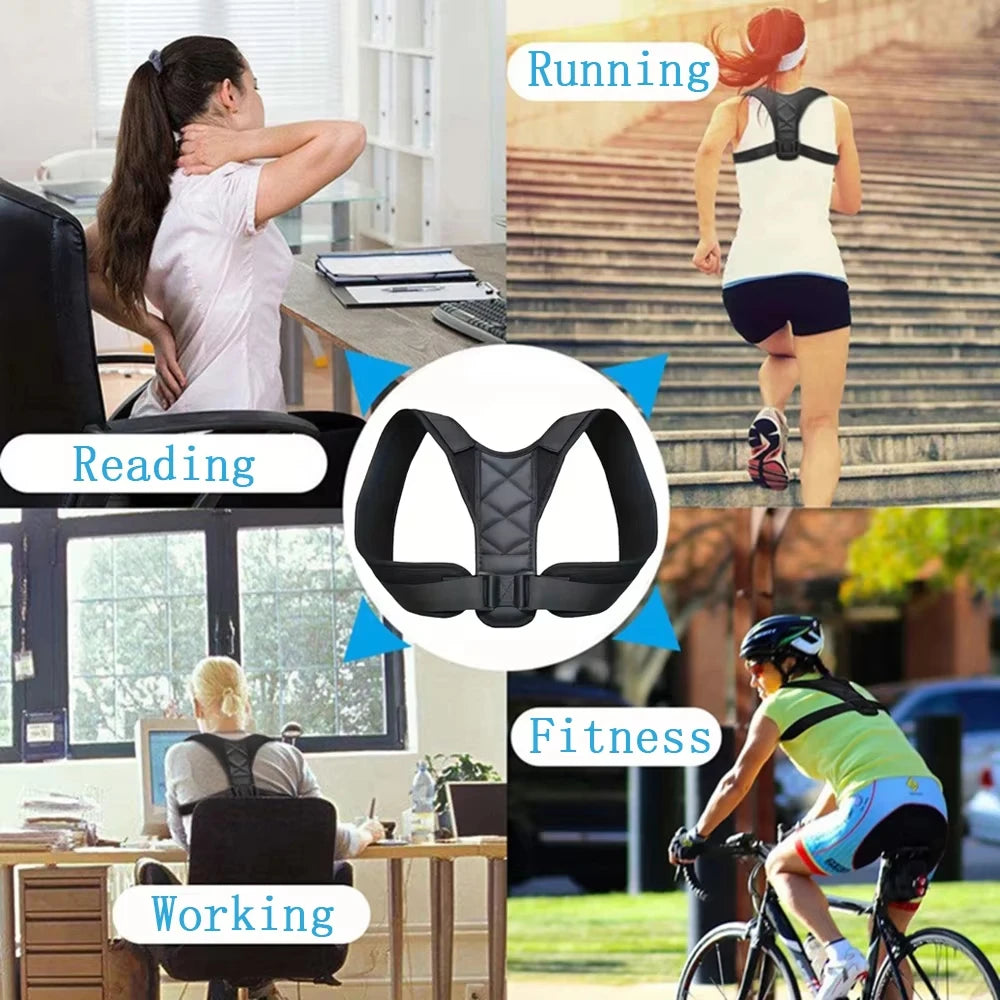 Adjustable Back Posture Correction Belt Hunchback Corrector Adult Men and Women Sitting Posture Correction Belt