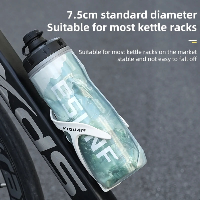 610ml Insulated Bicycle Water Bottles PP5 Heat - and Ice-protected Outdoor Sports Cup Cycling Bike Water Bottle