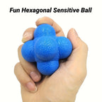 Hexagonal Reaction Ball Fitness Sport Speed Agility Reflex- Skills Training Unpredictable Outdoor Fun Toys