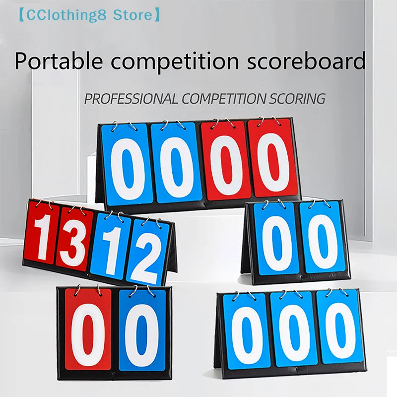 1PC Scoreboard Tabletop Scoreboard Score Keeper Portable Basketball Score Counter For Basketball Badminton Volleyball【AliS8】