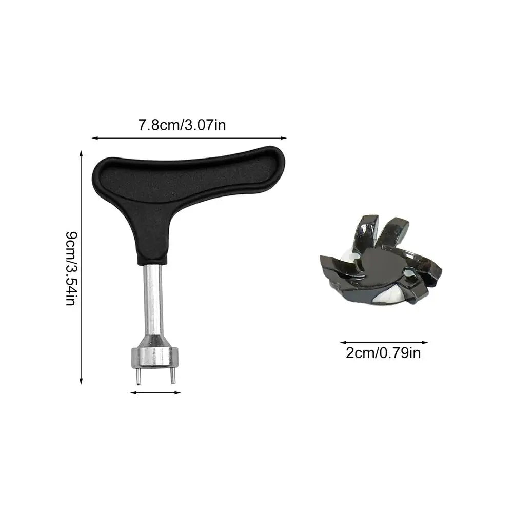 Golf Shoe Spikes 12pcs Anti Slip Golf Shoe Spikes Golf Cleat Golf Shoe Spikes Replacements Training Parts Golf Shoe Spikes