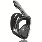 Kids Snorkel Mask Anti-Fog Leak-Proof Soft Silicone Design Easy to Wear Diving Mask Underwater Scuba Full Face 360° Panoramic
