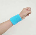 L XL Wristband Sport Sweatband Hand Band Sweat Wrist Support Brace Wrap Guards for Gym Volleyball Basketball Tennis Wrist Band