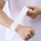 1pcs   White Self-Adhesive kinesiology Tape Skin Friendly Elastic Sports Bandages for Boxing,Football,Basketball Accessories