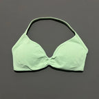 Histello Sports Strappy Bra Women Yoga Tank Bra Seamless High Support Fitness Workout Top Running Exercise Halter Gym Bras
